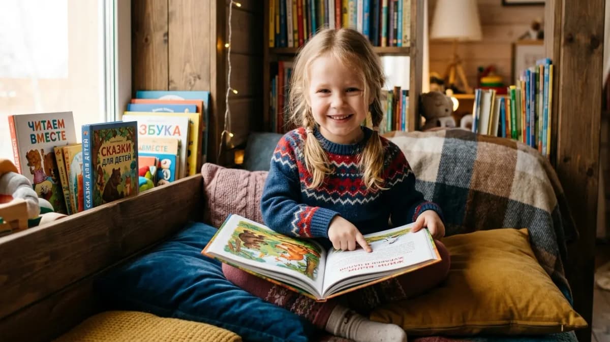 Как научить ребёнка читать: пошаговый план для родителей