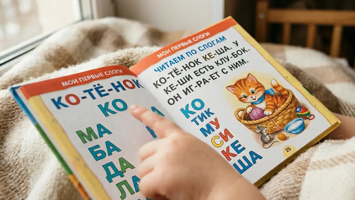 Как научить ребёнка читать по слогам: пошаговая инструкция