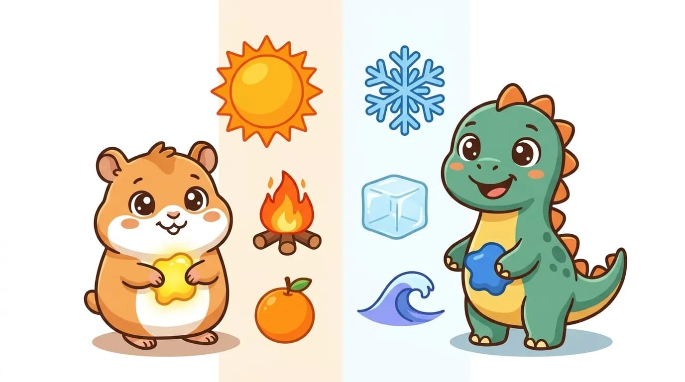 Тёплый и холодный